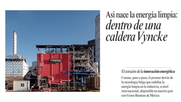 Caldera de biomasa VYNCKE en operación: tecnología multifuel que transforma residuos orgánicos en energía limpia y sostenible para la industria.